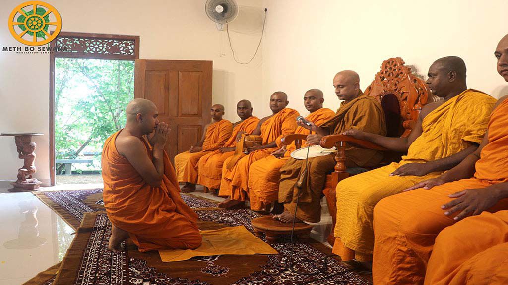 Young Mr. Thenuka enters the path of monkhood as Matale Suneetha