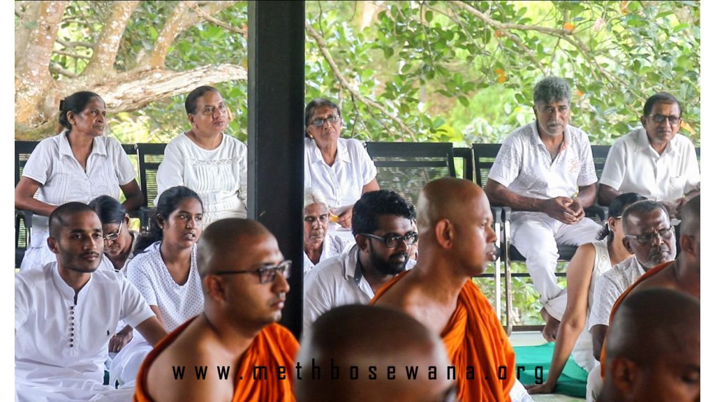 මෙත් බෝ සෙවන දී ගෙවුනු සතිය තුල, දින 5ක විපස්සනා භාවනා වැඩසටහන