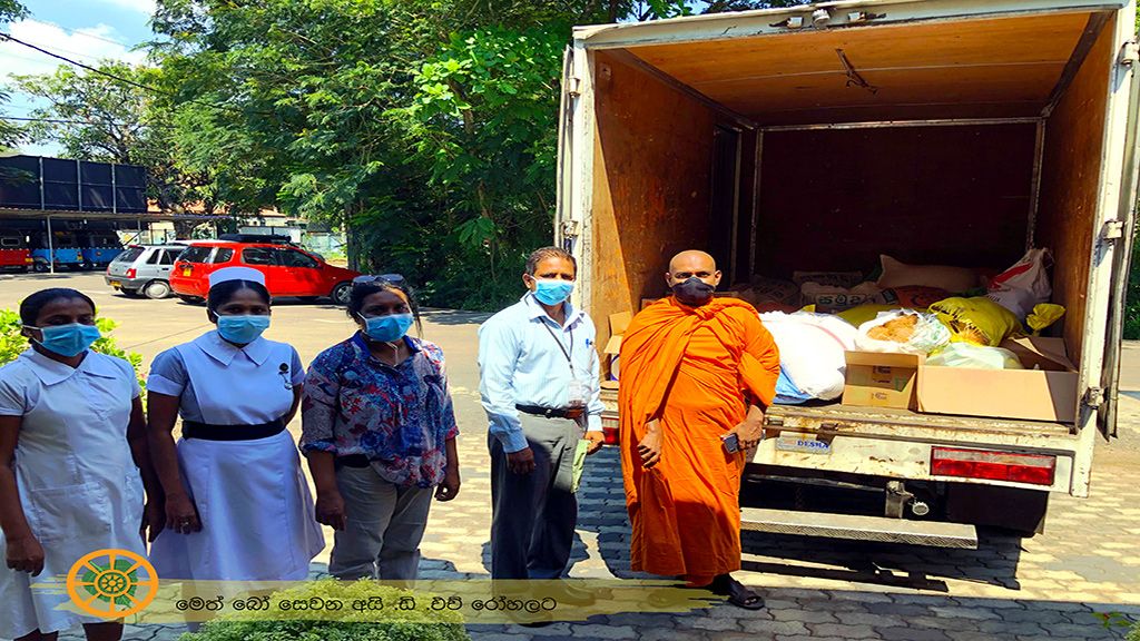 Meth Bo sewana provides food items to IDH Hospital sufficient for a week !